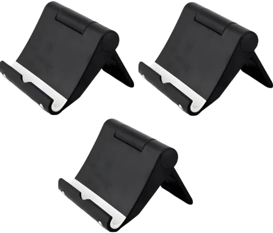 Kit 3 Suportes de Mesa para Celular e Tablet